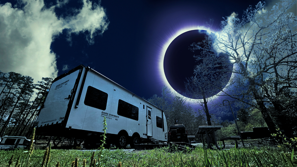 Totally unreal! Camping under the solar eclipse path of totality