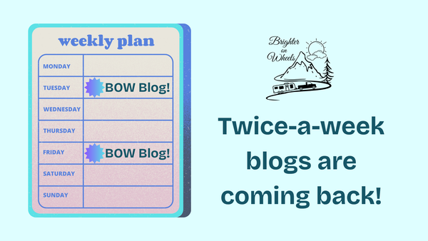 Launching back into twice-a-week blogs!